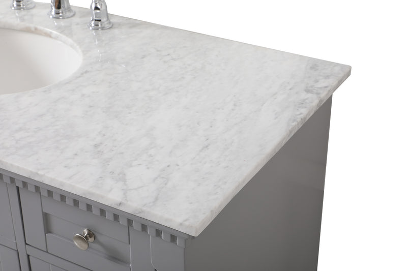 Elegant Lighting VF53048GR Bathroom Vanity Set, Grey