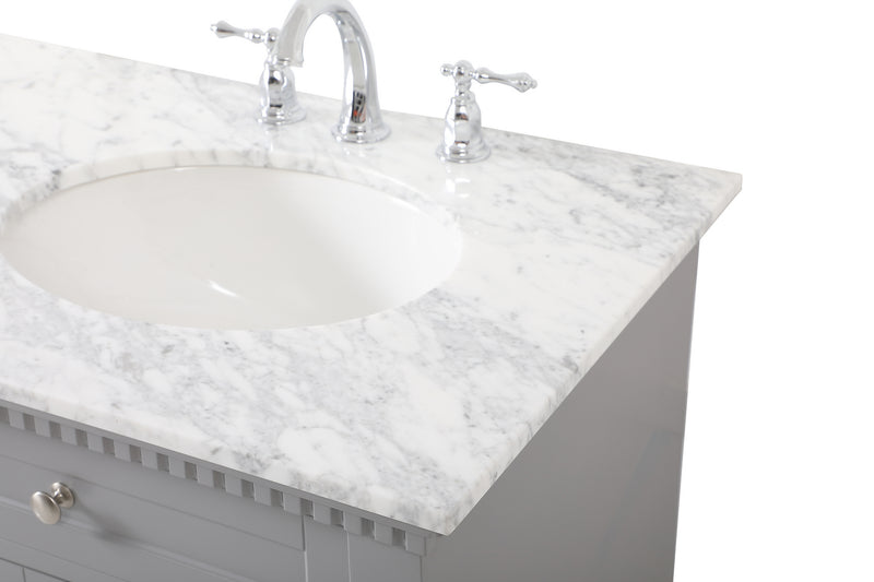 Elegant Lighting VF53060DGR Bathroom Vanity Set, Grey