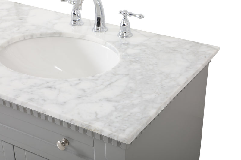 Elegant Lighting VF53072DGR Bathroom Vanity Set, Grey