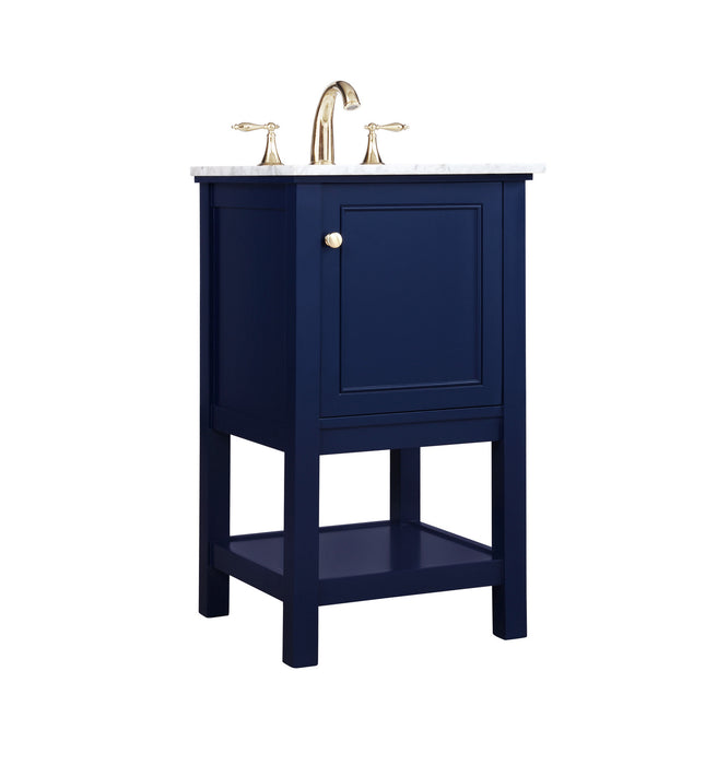 Elegant Lighting VF27019BL Bathroom Vanity Set, Blue