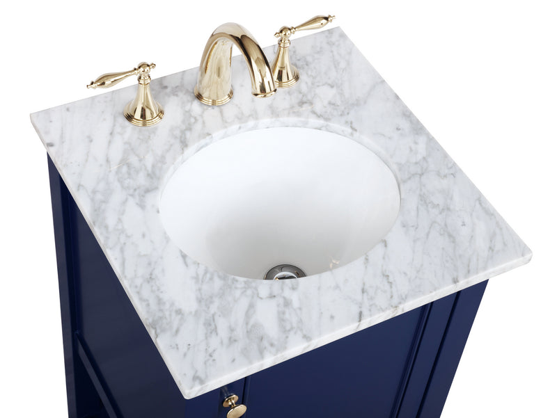 Elegant Lighting VF27019BL Bathroom Vanity Set, Blue