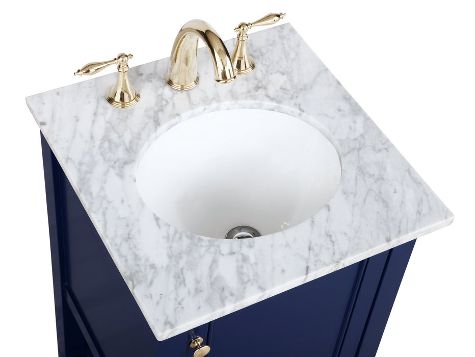 Elegant Lighting VF27019BL Bathroom Vanity Set, Blue