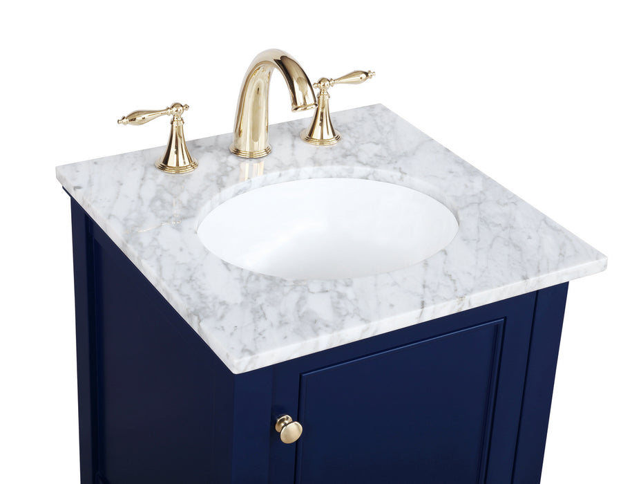 Elegant Lighting VF27019BL Bathroom Vanity Set, Blue