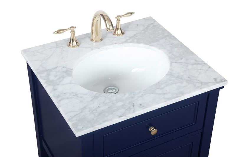 Elegant Lighting VF27024BL Bathroom Vanity Set, Blue
