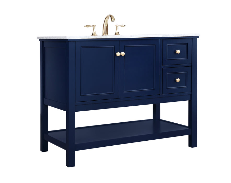 Elegant Lighting VF27042BL Bathroom Vanity Set, Blue