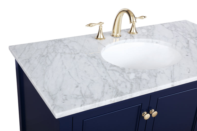 Elegant Lighting VF27042BL Bathroom Vanity Set, Blue