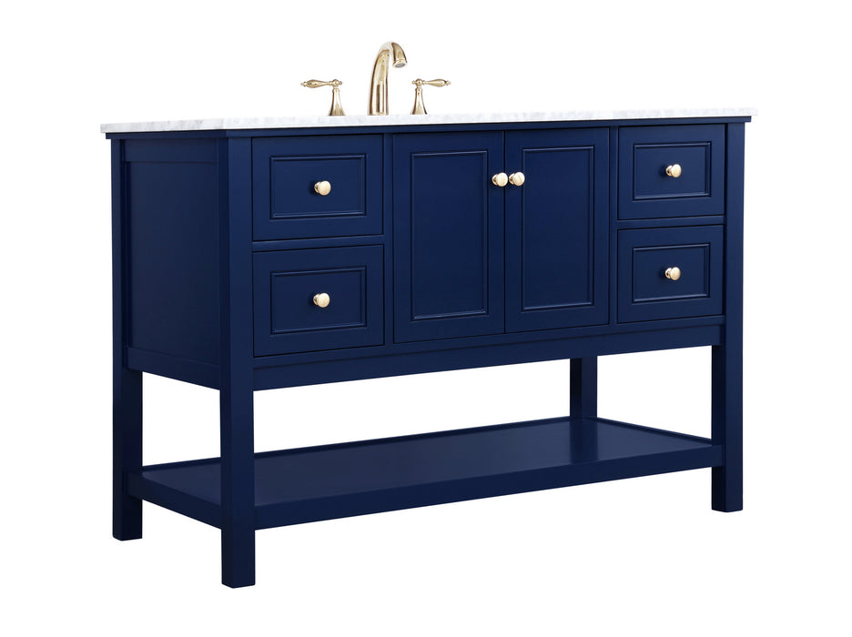 Elegant Lighting VF27048BL Bathroom Vanity Set, Blue