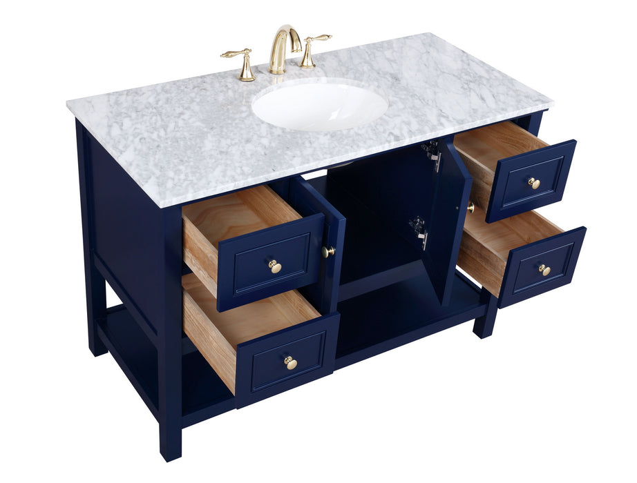 Elegant Lighting VF27048BL Bathroom Vanity Set, Blue