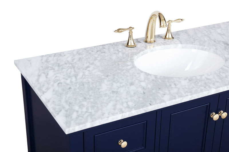 Elegant Lighting VF27048BL Bathroom Vanity Set, Blue