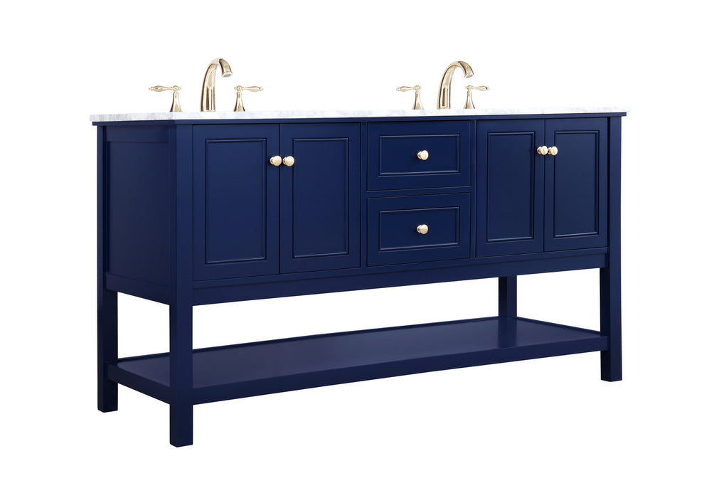 Elegant Lighting VF27060DBL Bathroom Vanity Set, Blue