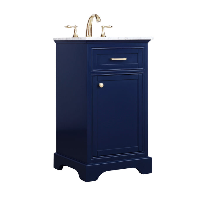 Elegant Lighting VF15019BL Bathroom Vanity Set, Blue
