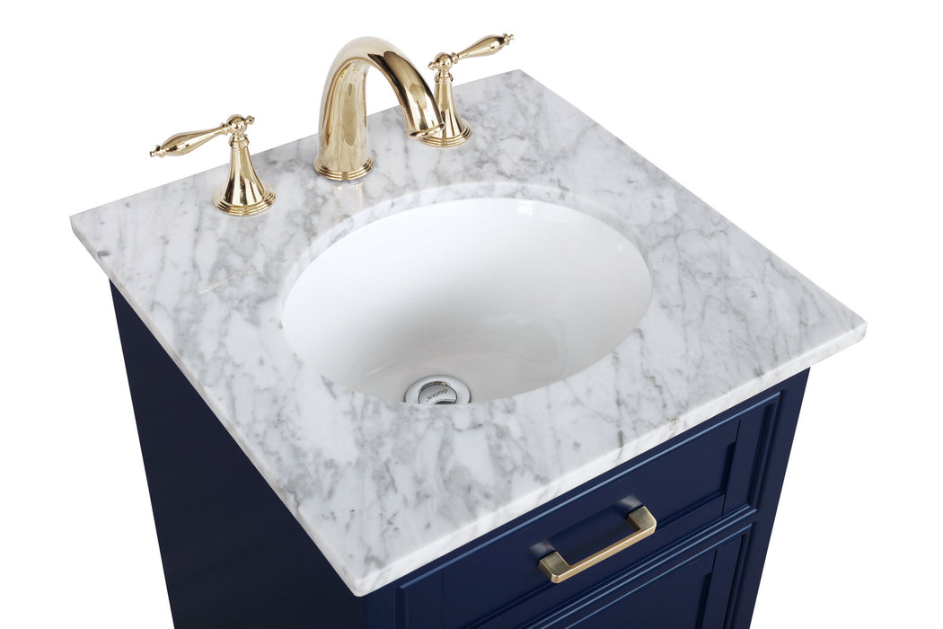 Elegant Lighting VF15019BL Bathroom Vanity Set, Blue