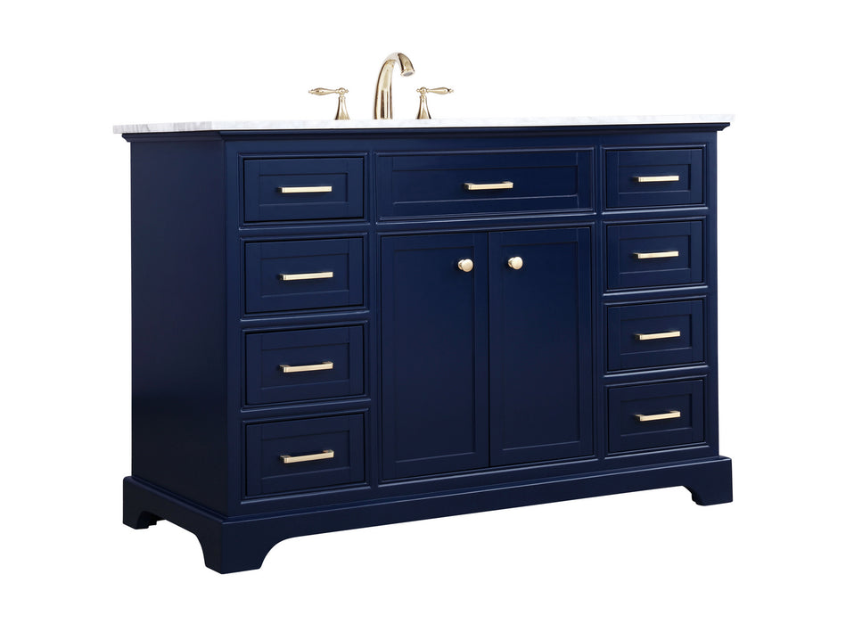 Elegant Lighting VF15048BL Bathroom Vanity Set, Blue