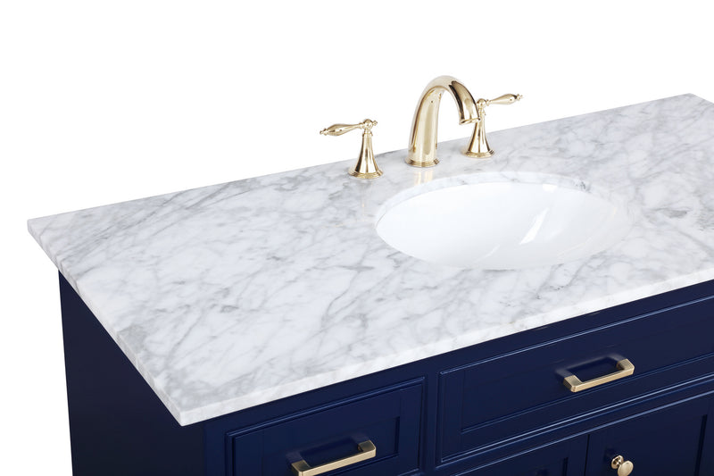 Elegant Lighting VF15048BL Bathroom Vanity Set, Blue