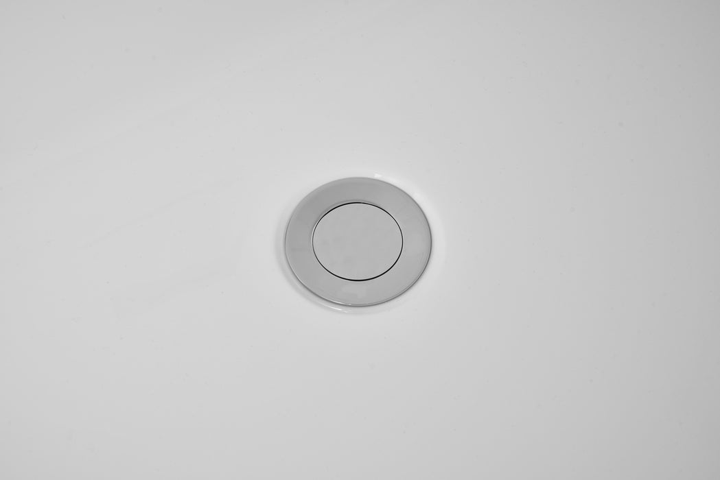 Elegant Lighting BT10354GW Bathtub, Glossy White