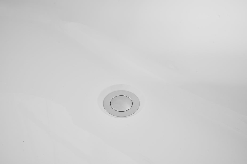 Elegant Lighting BT10659GW Bathtub, Glossy White