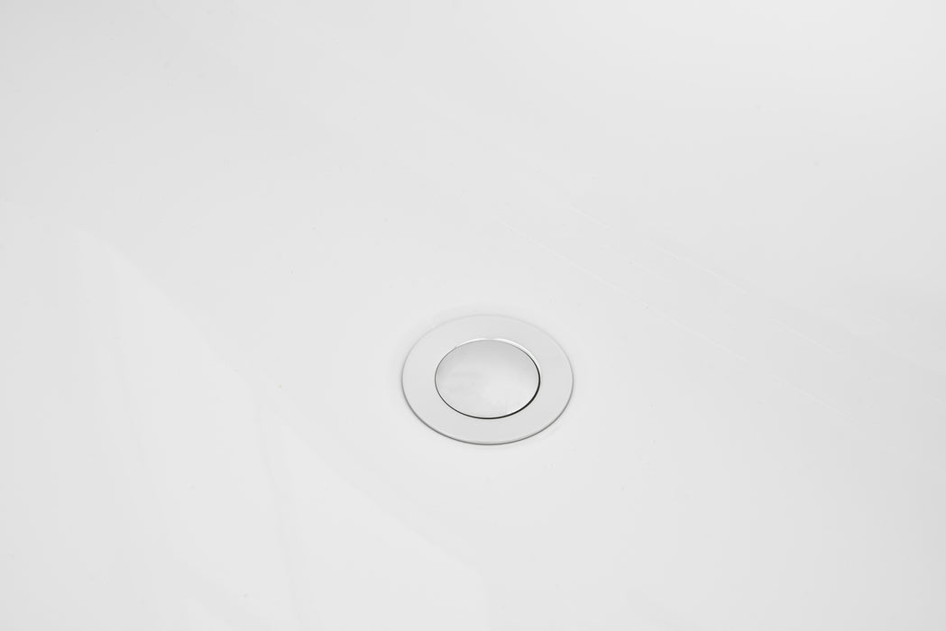 Elegant Lighting BT10671GW Bathtub, Glossy White