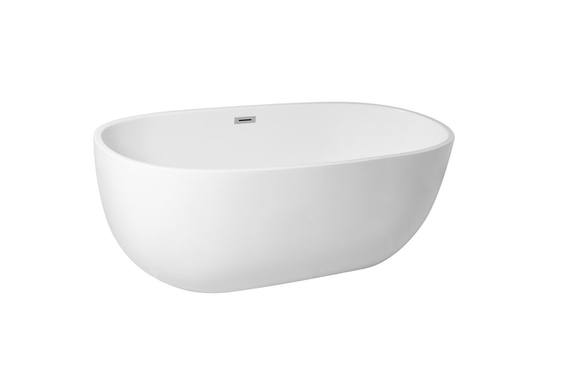 Elegant Lighting BT10767GW Bathtub, Glossy White