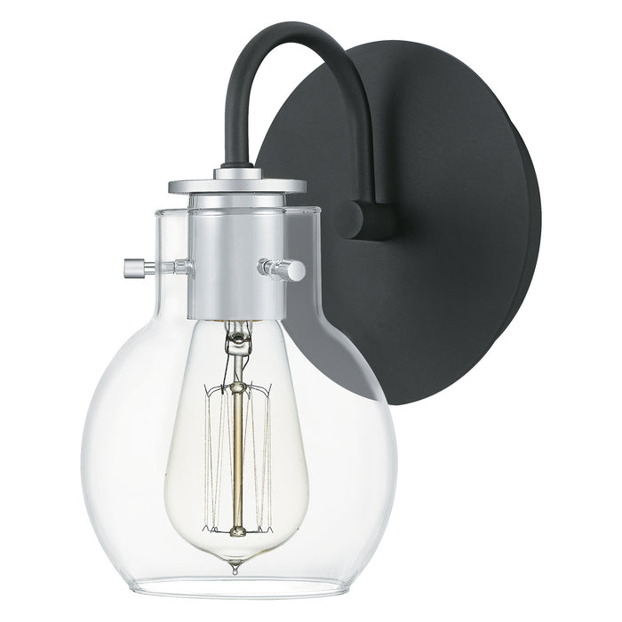 Quoizel ANW8601EK One Light Wall Sconce, Earth Black