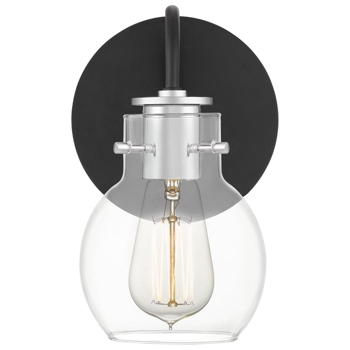 Quoizel ANW8601EK One Light Wall Sconce, Earth Black