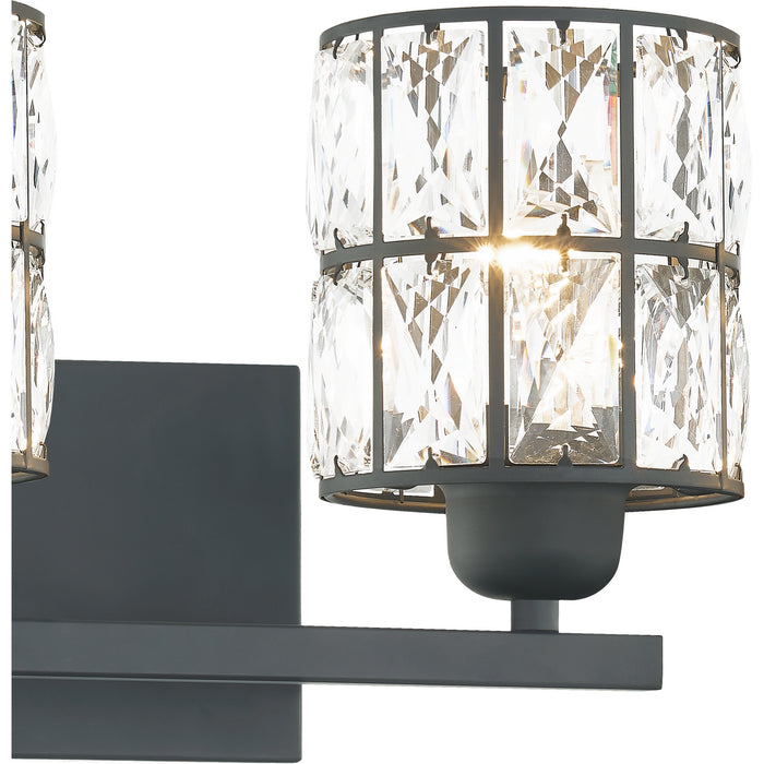 Quoizel GIB8613MBK Two Light Bath, Matte Black