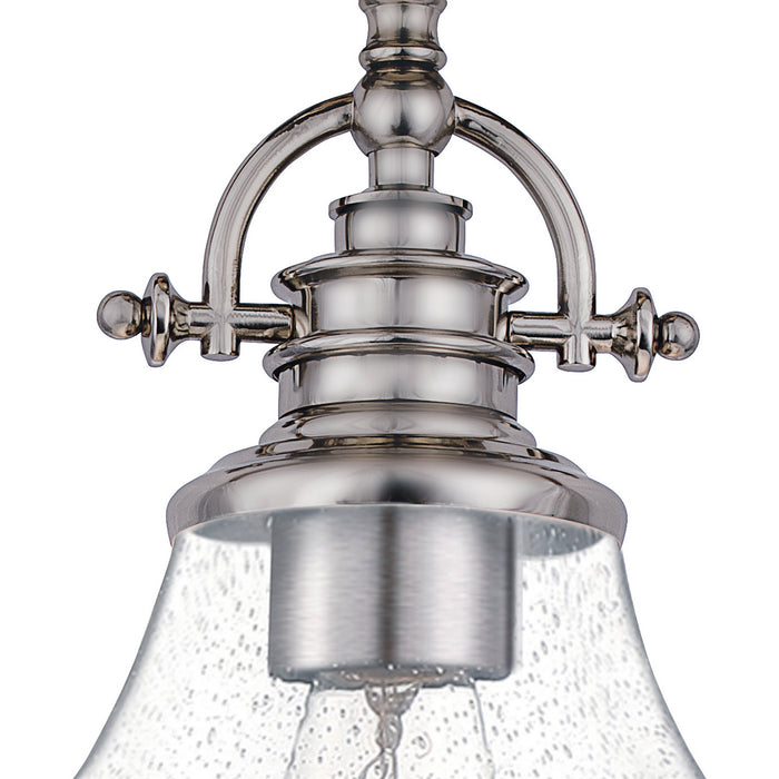 Quoizel GRTS1508BN One Light Mini Pendant, Brushed Nickel