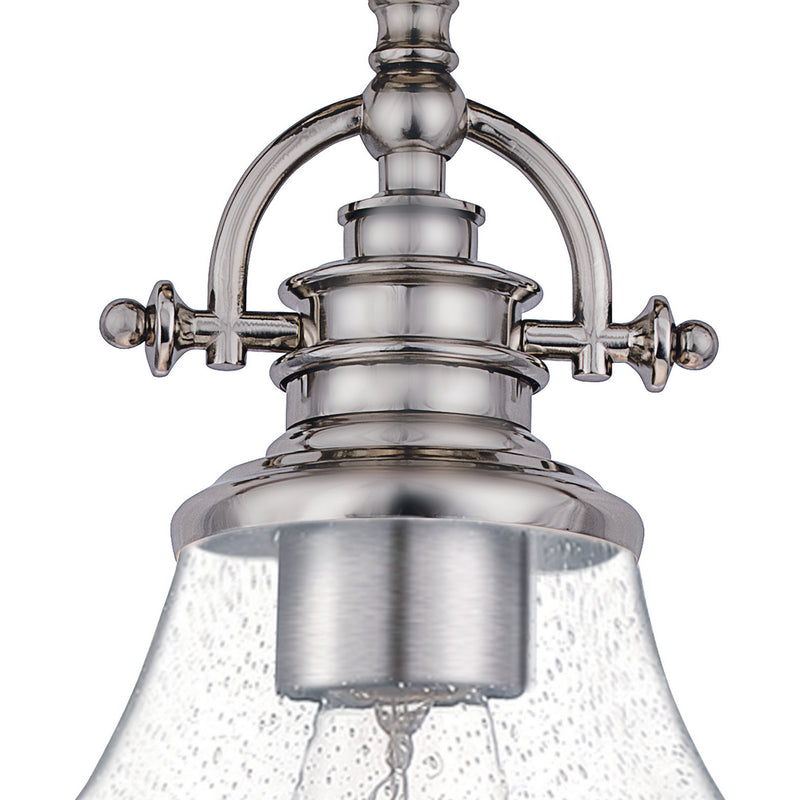 Quoizel GRTS1708BN One Light Semiflush Mount, Brushed Nickel