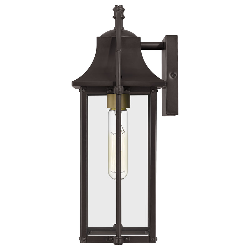Quoizel MAN8407WT One Light Outdoor Wall Mount, Western Bronze