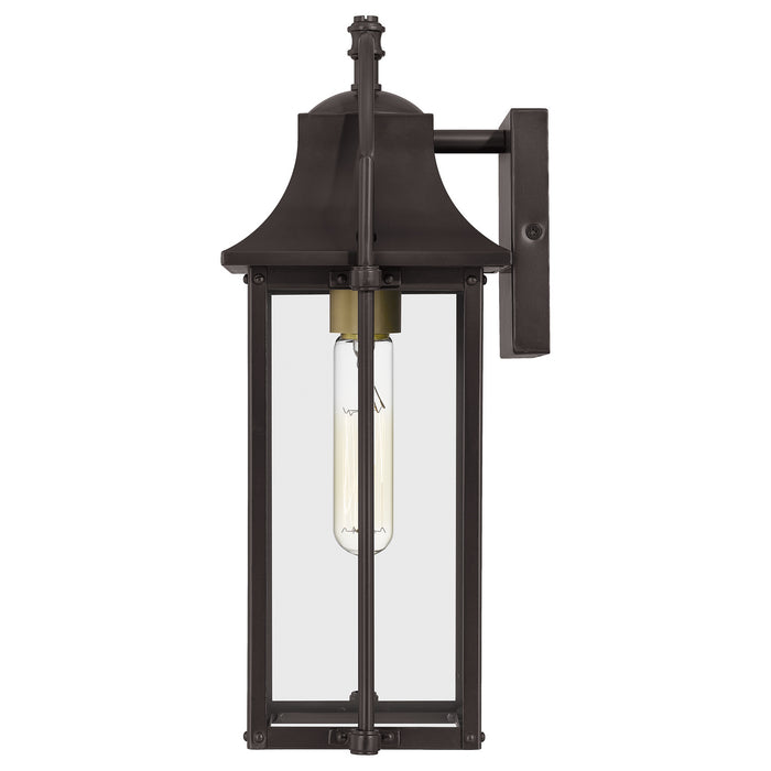 Quoizel MAN8407WT One Light Outdoor Wall Mount, Western Bronze