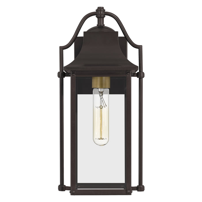 Quoizel MAN8407WT One Light Outdoor Wall Mount, Western Bronze