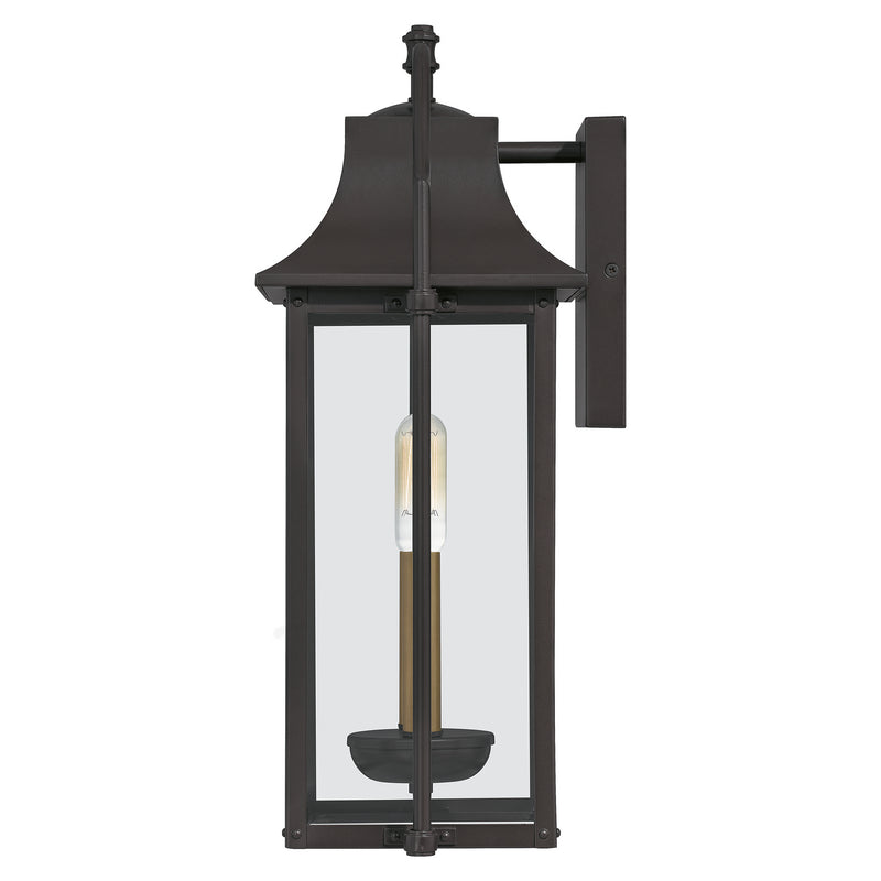 Quoizel MAN8409WT Two Light Outdoor Wall Mount, Western Bronze