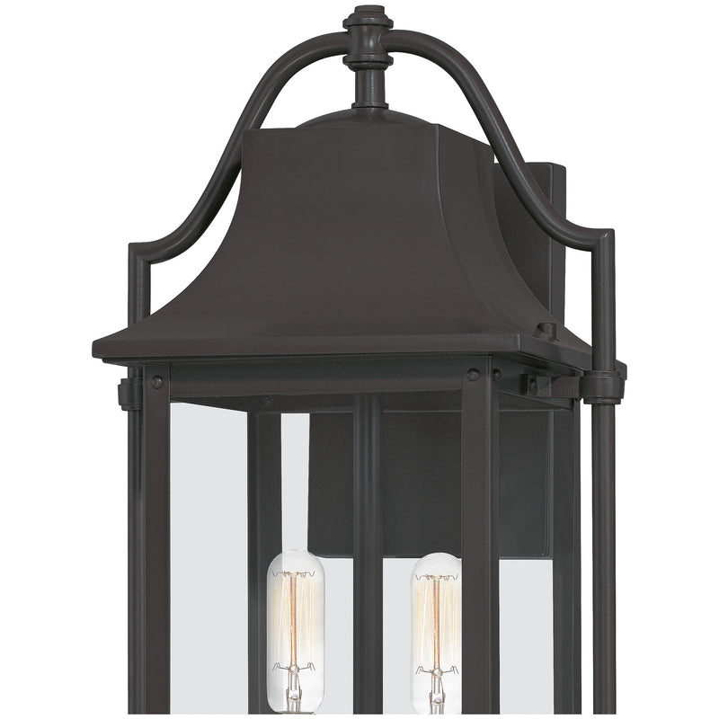 Quoizel MAN8409WT Two Light Outdoor Wall Mount, Western Bronze