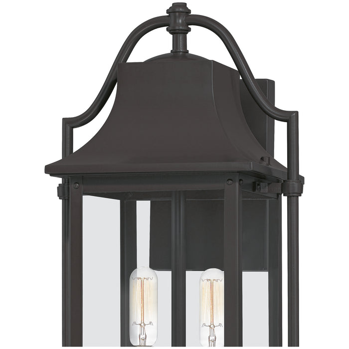 Quoizel MAN8409WT Two Light Outdoor Wall Mount, Western Bronze