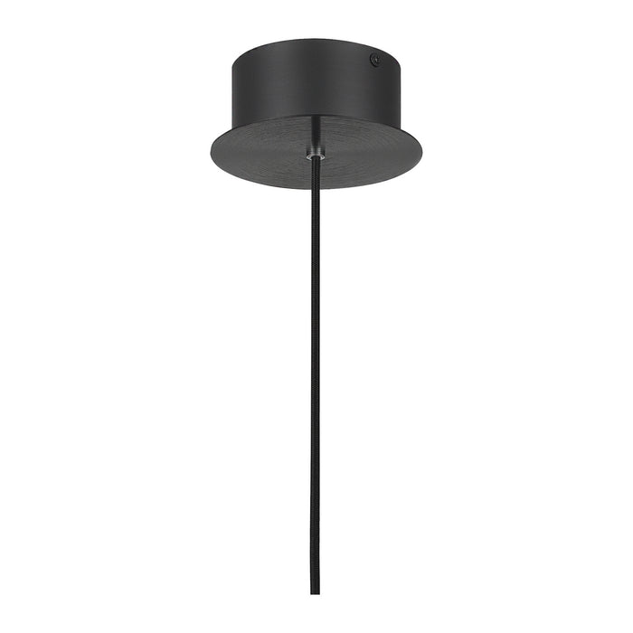 Quoizel PCKR1508EK LED Mini Pendant, Earth Black