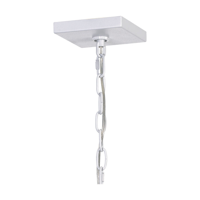 Quoizel WKF1911W Three Light Outdoor Hanging Lantern, Matte White