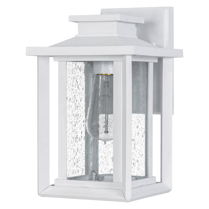 Quoizel WKF8407W One Light Outdoor Wall Mount, Matte White