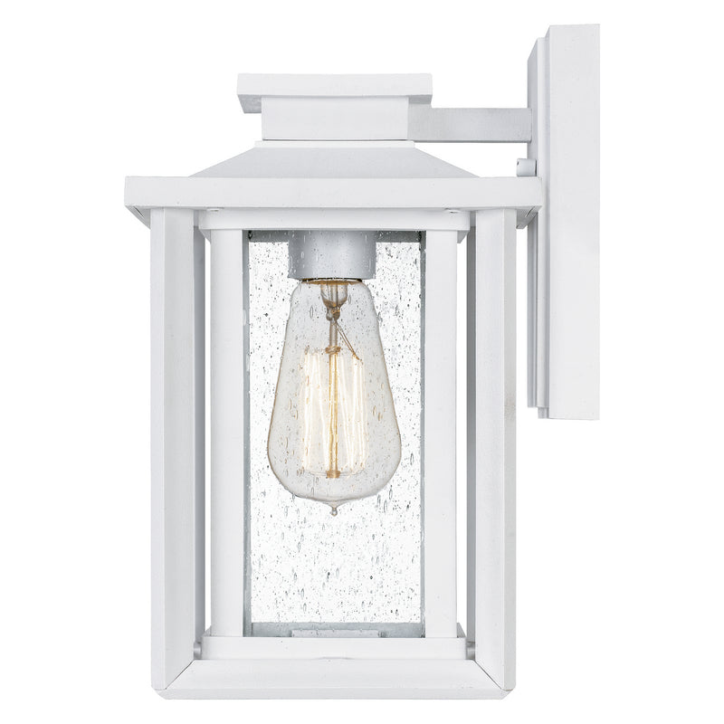 Quoizel WKF8407W One Light Outdoor Wall Mount, Matte White