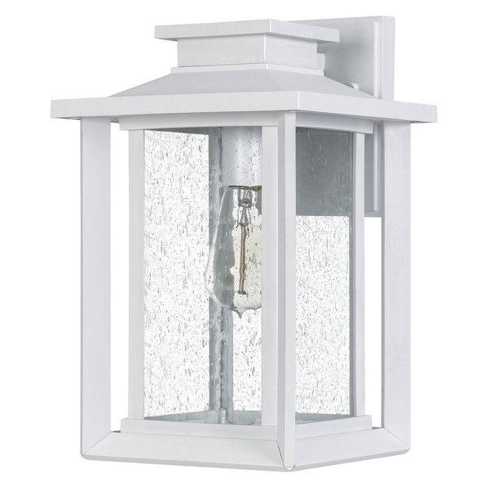 Quoizel WKF8409W One Light Outdoor Wall Mount, Matte White