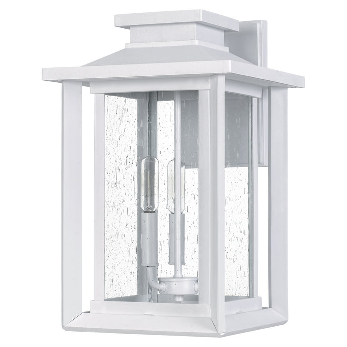 Quoizel WKF8411W Three Light Outdoor Wall Mount, Matte White