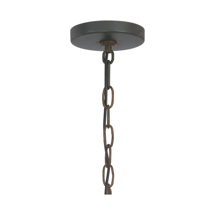 Quoizel WVR1907IZ One Light Outdoor Hanging Lantern, Industrial Bronze