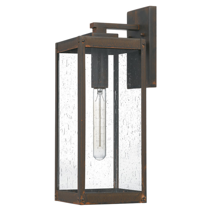 Quoizel WVR8406IZ One Light Outdoor Wall Mount, Industrial Bronze