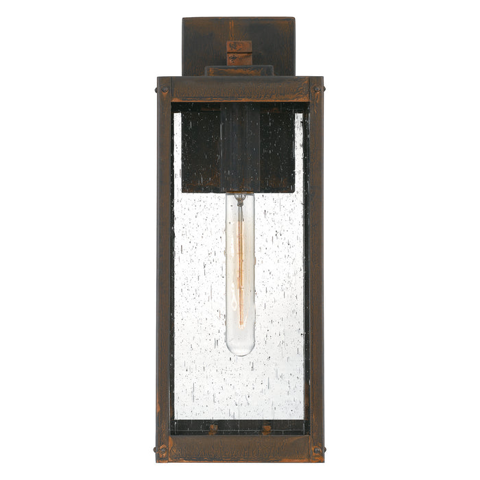 Quoizel WVR8406IZ One Light Outdoor Wall Mount, Industrial Bronze