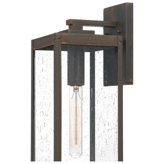 Quoizel WVR8406IZ One Light Outdoor Wall Mount, Industrial Bronze