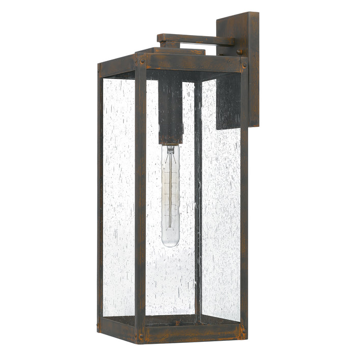 Quoizel WVR8407IZ One Light Outdoor Wall Mount, Industrial Bronze