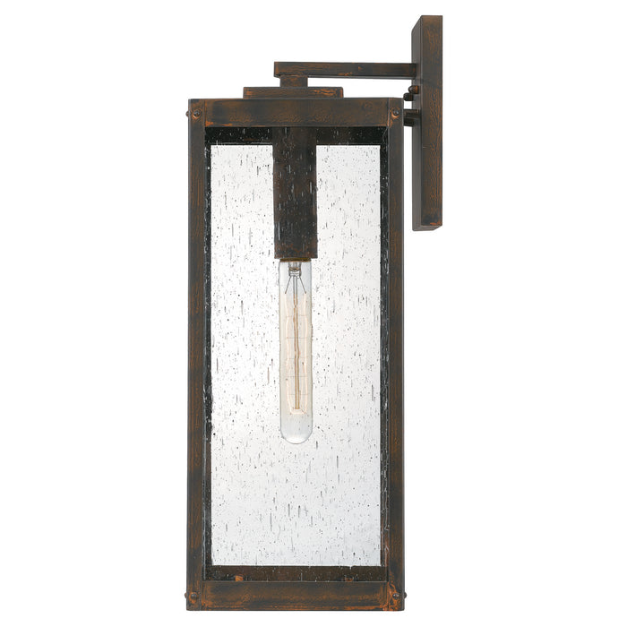 Quoizel WVR8407IZ One Light Outdoor Wall Mount, Industrial Bronze