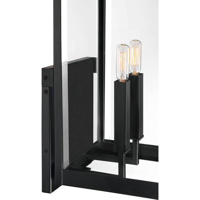 Quoizel WVR8409EK Two Light Outdoor Wall Mount, Earth Black