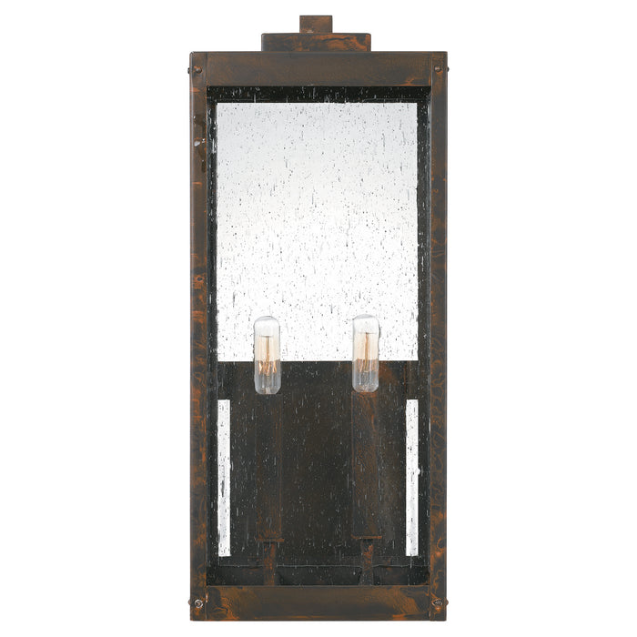Quoizel WVR8409IZ Two Light Outdoor Wall Mount, Industrial Bronze