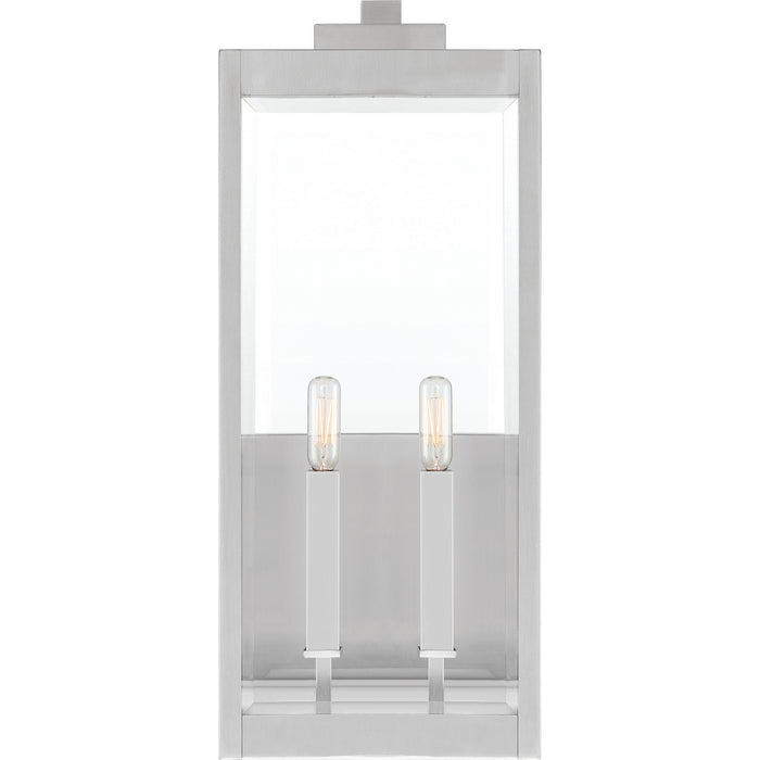 Quoizel WVR8409SS Two Light Outdoor Wall Mount, Stainless Steel