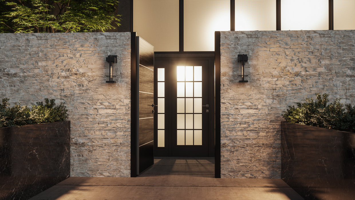 Quoizel WYN8405EK One Light Outdoor Wall Mount, Earth Black
