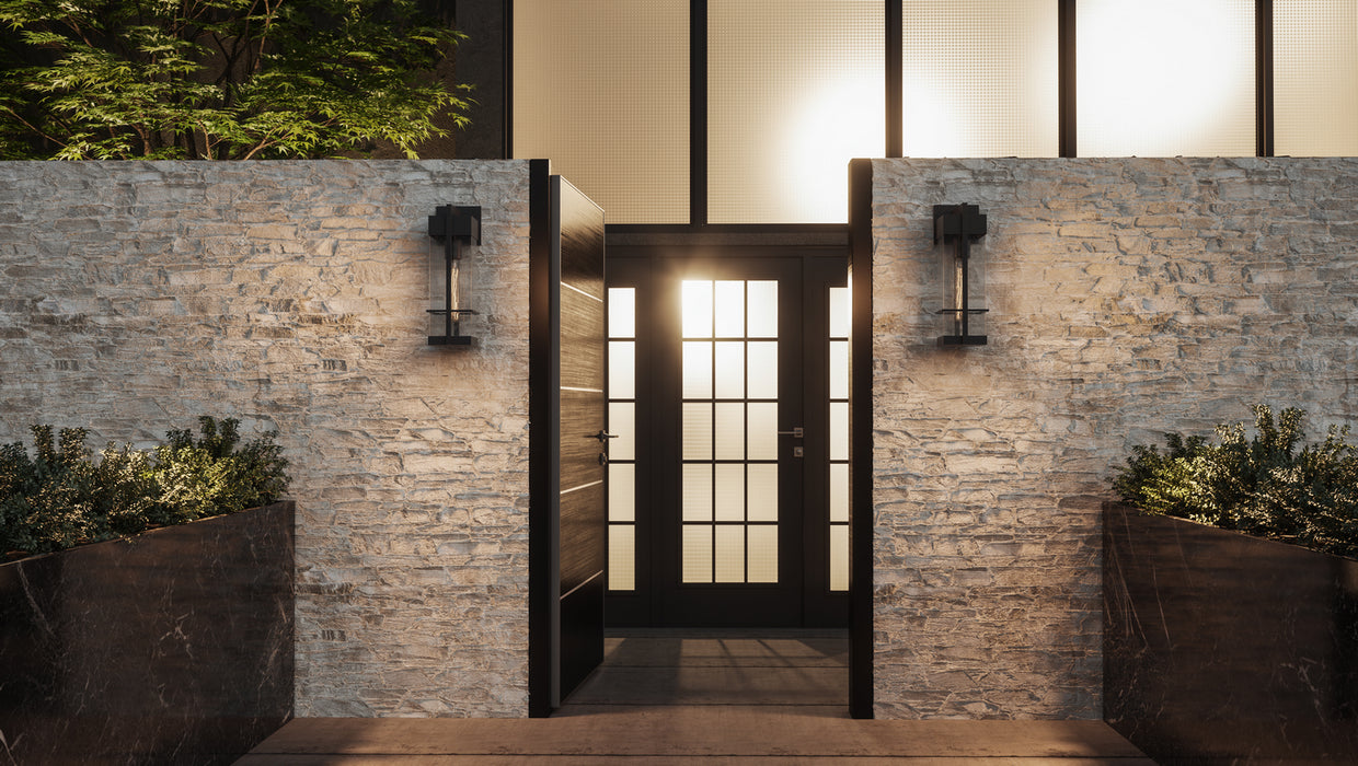 Quoizel WYN8406EK One Light Outdoor Wall Mount, Earth Black
